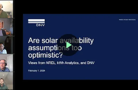 Are solar availability assumptions too optimistic?