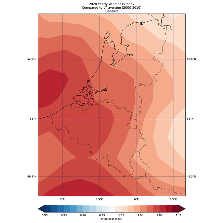 Windiness 2020 Benelux