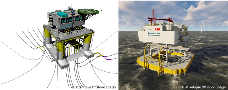 Semi-submersible and Barge floating OSS