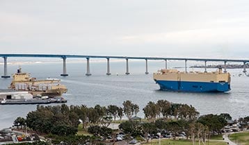 Expanded emissions regulations in California ports from 1 January 2025