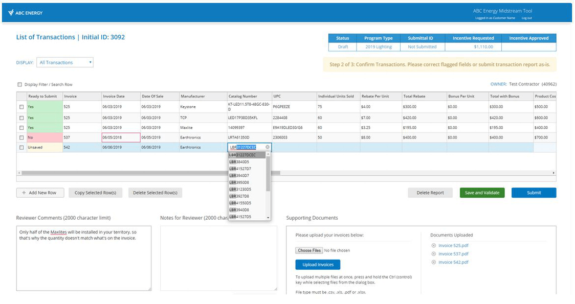 EVOLVE Midstream project listing