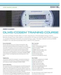 DLMS COSEM training course