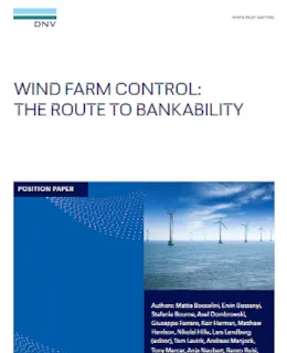 Wind farm control bankability