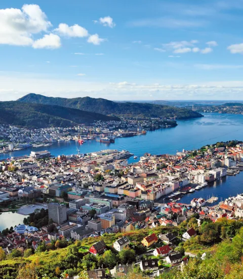 View on Hordaland Norway