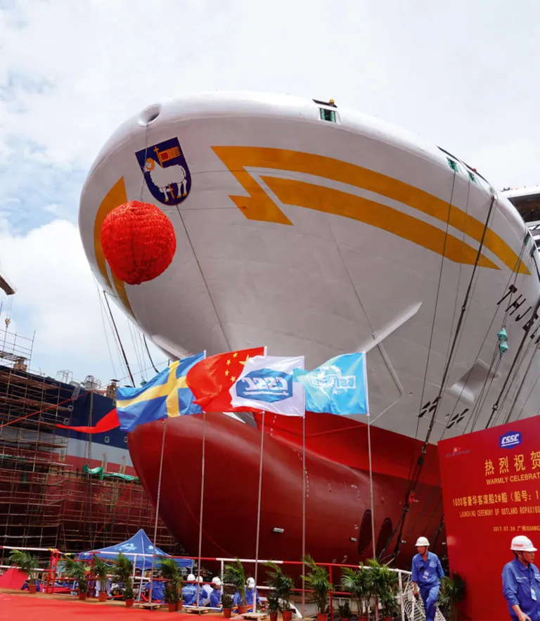 LNG powered Ro-Pax ferry Thjelvar