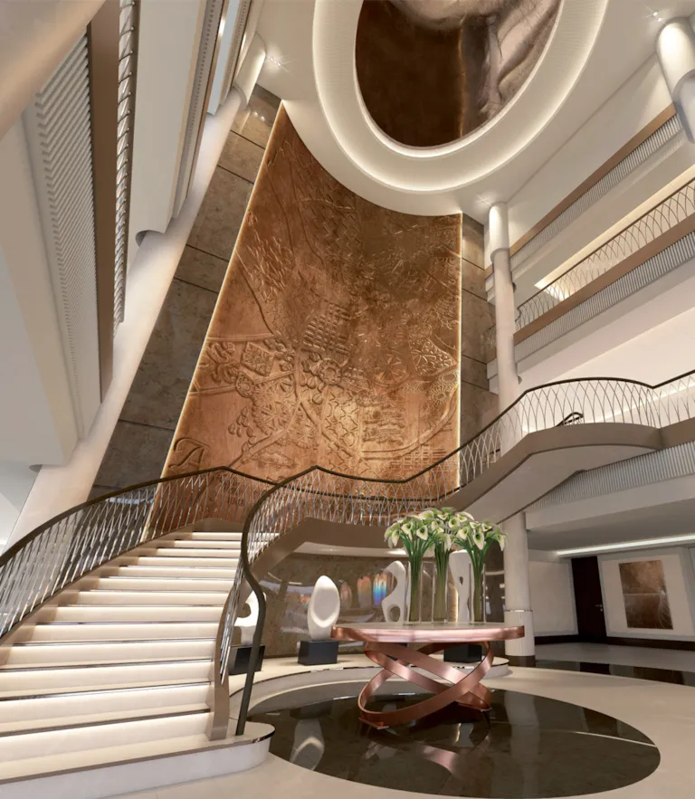 Rendering - Stairs Saga Cruise Spirit of Discovery