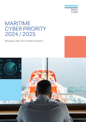 Maritime Cyber Priority 2024/25: Managing cyber risk to enable innovation