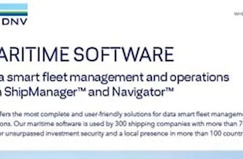 Maritime software overview flier