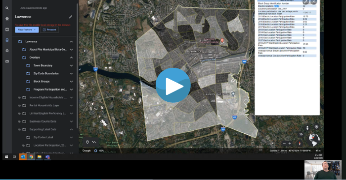 Municipal Mapping Solution demo video image 770x366p