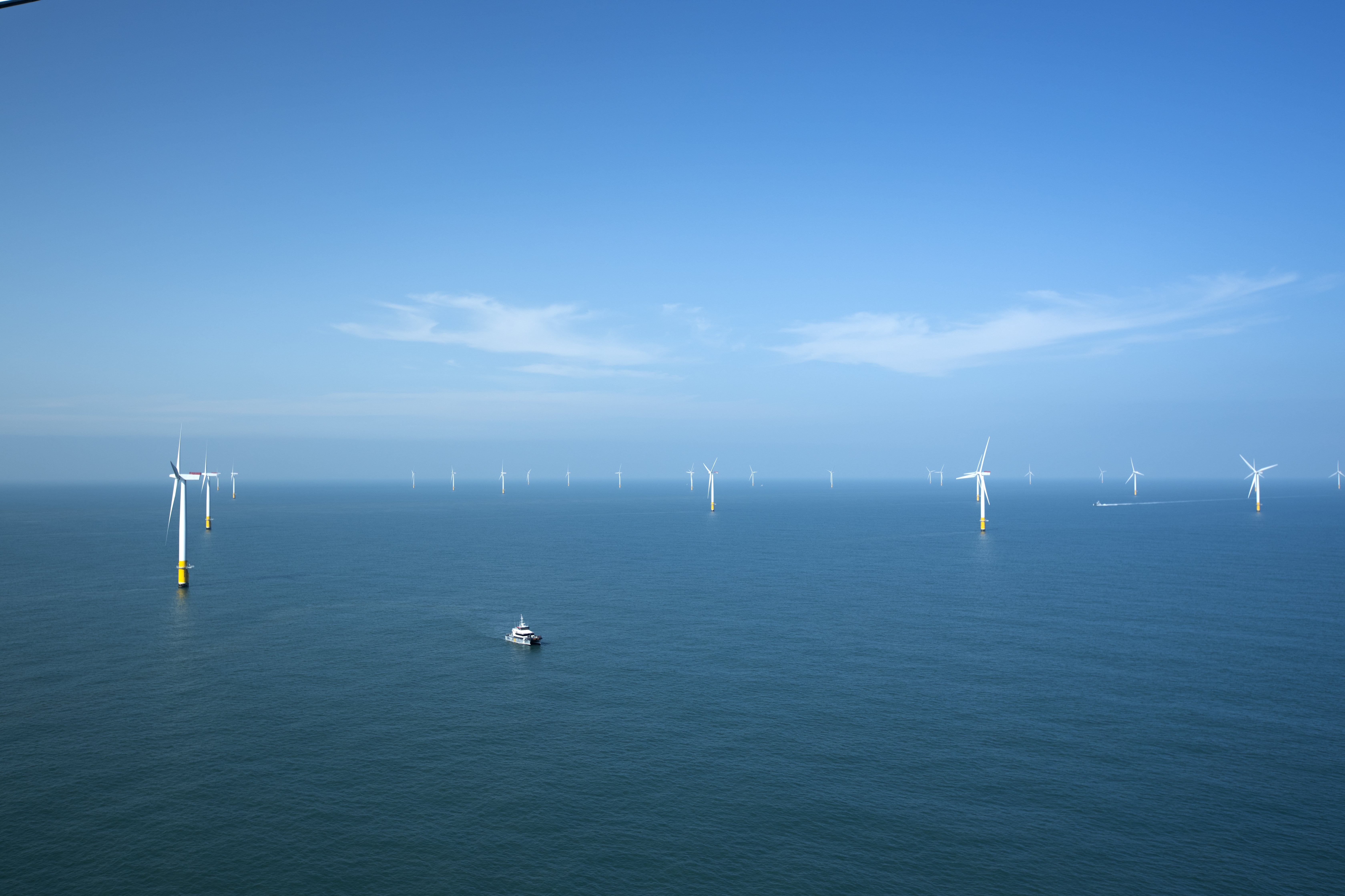 Offshore Wind on ocean - WindFarmer - SSE Renewables