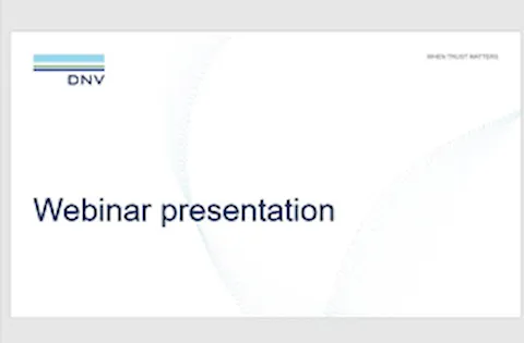 Webinar presentation slides